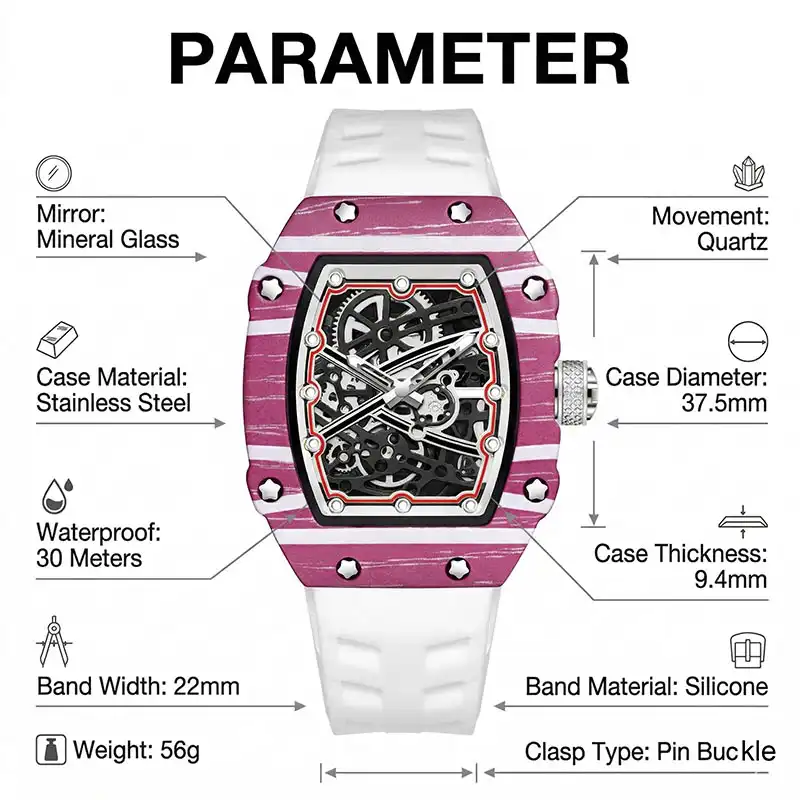 RM-M06 Striped Skeleton — detail 4