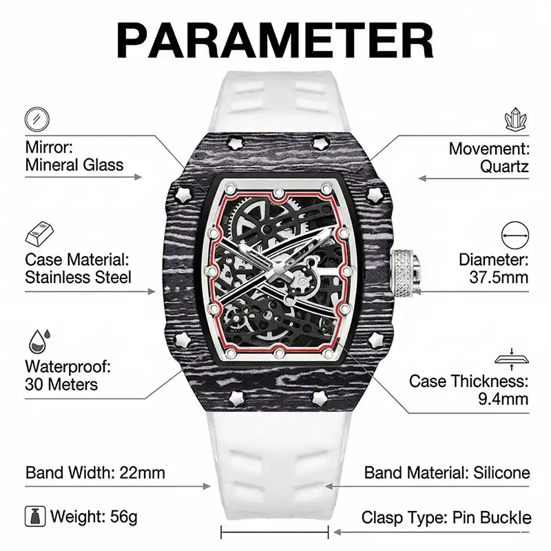 RM-M07 Carbon Texture — detail 6