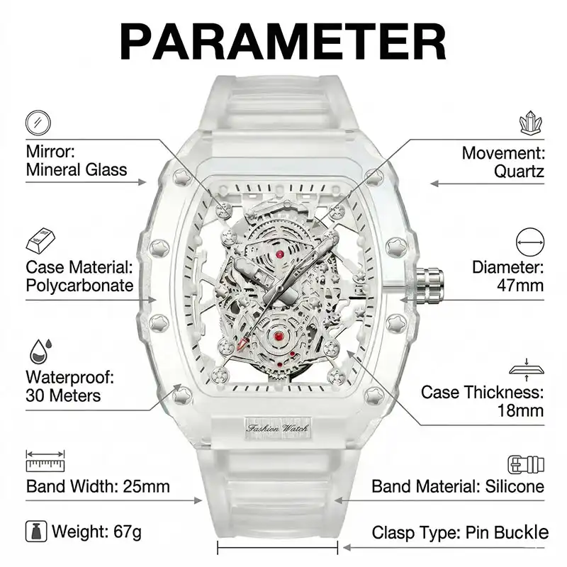 RM-M10 Transparent — detail 8